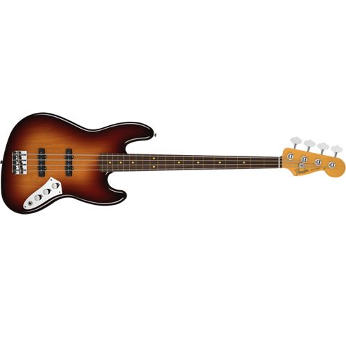 Fender Jaco Pastorius Jazz Bass Fretless w/Case 3-Color Sunburst DEMO