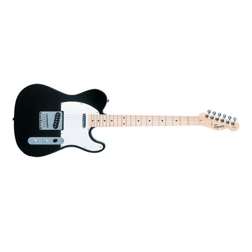 Fender Squier Affinity Telecaster Guitar Maple Black DEMO