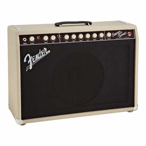 Fender Super Sonic 22 Combo Tube Guitar Amp 22W Blonde w/4-Button Footswitch DEMO