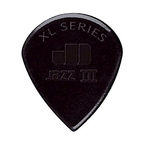 Jim Dunlop Nylon Jazz III XL Pick, Black(24bg) 