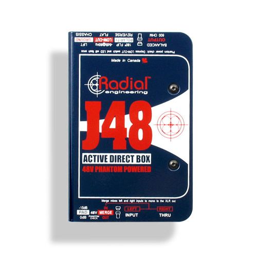 Radial J48 Active DI Direct Box W/ Pad & Phase Reverse