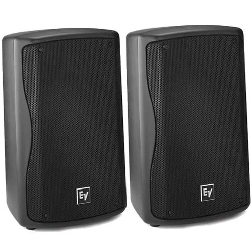 EV Electro Voice ZX1-90 Black Compact 8" DJ PA Monitor Speakers PAIR