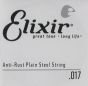 Elixir Anti-Rust Plain Steel Single String, .017