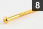 All Parts GS-0011-002 Pack of 8 Gold Bass Pickup Screws