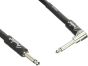 Fender Professional Series Instrument Cable, Straight/Angle, 18.6', Black