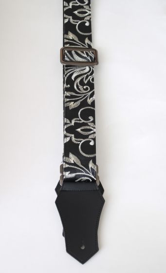 GET'M GET'M Stenson Black and White Guitar/Bass/Acoustic Strap