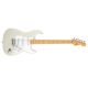 FENDER Jimmie Vaughan Tex-Mex Stratocaster Guitar Maple Olympic White w/ Gig Bag 