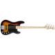Fender Deluxe Active Precision Bass Special Maple Fretboard 3 Color Sunburst  full body 