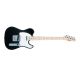Fender Squier Affinity Telecaster Guitar Maple Black DEMO