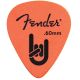 FENDER Rock-On Touring Picks - 12 Count .60mm Thickness Orange