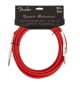 FENDER Yngwie Malmsteen Instrument Cable 20' Straight-Straight Red tweed