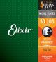 Elixir 4-String Nickel Plated Steel Bass Strings w/ NANOWEB Med Long .050-.105