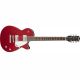 Gretsch Jet Club Electric Guitar Silver Firebird Red Top w/ Black Back and Sides