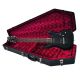 Schecter C-7 Deluxe 7-String Electric Guitar, Satin Black w/ Coffin G185R Hard Case
