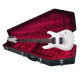 Schecter C-7 Deluxe 7-String Electric Guitar, Satin White w/ Coffin G185R Hard Case