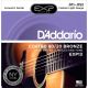 D'Addario EXP13 SET ACOUS EXP 80/20 CUS LITE Acoustic Guitar Strings