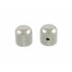 Allparts Dome Knobs Knurled (2) Chrome
