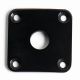 All Parts Jackplate for Les Paul, Curved, Black Chrome