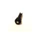 All Parts BP-0677-023 Black Grooved Acoustic Bass Bridge Pins