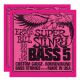 ERNIE BALL Super Slinky 5-string Bass Strings Nickel Wound (2824)- 2 Pack