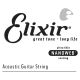 Elixir 15159 Nanoweb 80/20 Bronze Acoustic .059, Single Guitar String