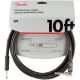 Fender 10 ft Angle instrument cable, Black