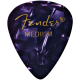 Fender Premium Celluloid 351 Shape Picks, Medium, Purple Moto, 12-Pack