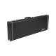 G&G Deluxe Strat®/Tele® Hardshell Case, Left Handed, Black with Orange Plush Interior