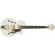 Gretsch G6659TG Players Edition Broadkaster® Jr. Center Block Single-Cut with String-Thru Bigsby® and Gold Hardware,Ebony Fingerboard, Vintage White