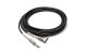 HOSA 15' Straight to Right-angle Guitar Cable, 24 AWG OFC, 90% OFC Braid