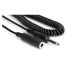 Hosa HPE-325C 1/4-inch TRS Female to 1/4-inch TRS Male Coiled Headphone Extension Cable - 25 foot