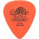Jim Dunlop Tortex Standard Pick, .60 (72 BG, Orange)