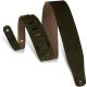 Levy's MS26 Suede Guitar Strap - Green