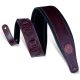 Levy's MSS2 Garment Leather Guitar Strap - Burgundy