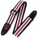 Levy's MSSC8 Cotton Guitar Strap - Red/White/Blue
