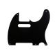 All Parts Pick Guard for Tele, (5 screw holes), Black 1-ply), .060