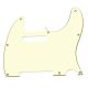 All Parts Pickguard for Telecaster, 8 screw holes, 3-ply, Vintage Cream