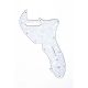 All Parts Pickguard for Tele Thinline, 12 screw holes, 3-ply, White Pearloid