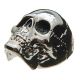 Q-Parts Jumbo Skull II Knob Pearl Black