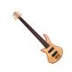 Schecter 2544-SHC Stiletto Custom-6 LH 6-String Electric Bass-Natural Satin 2544-shc
