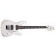 Schecter C-6 FR Deluxe Electric Guitar Rosewood Fretboard Satin White full 