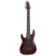 Schecter Omen Extreme-7 Left-Handed Electric Guitar, Black Cherry, BCH