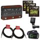 Fishman ToneDEQ AFX Acoustic Preamp/EQ/DI w/Power Supply Cables Strings Tuner