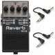 BOSS RV-6 Reverb Guitar Effect Pedal Stompbox with Two FREE 6
