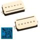 Seymour Duncan SHPR-1N and SHPR-1B P-Rails Set in Cream with Free Ernie Ball EB2225 Extra Slinky Strings