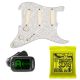 EMG DG20 Ivory David Gilmour Prewired Pickguard Pickup Set w/ FREE Tuner and Strings
