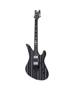 Schecter Synyster Custom, Gloss Black w/Silver Pin Stripes 1740