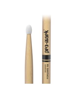 ProMark Classic Forward 5B Hickory Drumstick, Oval Nylon Tip