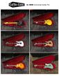COFFIN CASES Model G-185R Electric Guitar Case Red Velvet Interior
