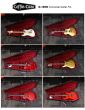 COFFIN CASES Model G-185R Electric Guitar Case Red Velvet Interior